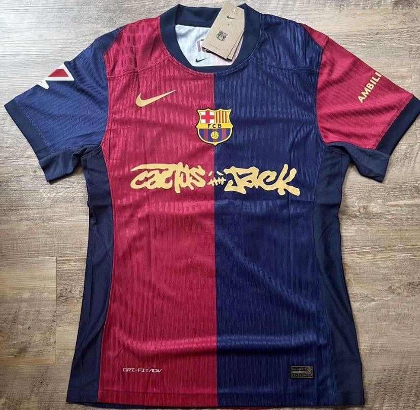 FC Barcelona x Cactus Jack Lamine Yamal #19 Jersey – 2024/25 Special Edition