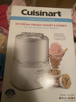 Electrical Cuisinart ice cream maker