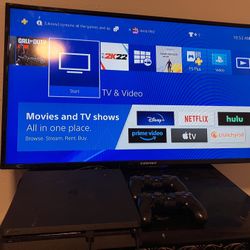 PlayStation 4 Slim With 40inch Element Tv