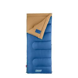 Coleman Brazos Cold-Weather Sleeping Bag, 20°F/30°F Lightweight Camping Sleeping Bag

