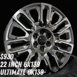 Rines Ultimate 22" 6 X 139 $930 All 4 