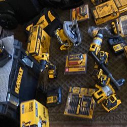 New tools, in good condition.  Prices vary, ranging from $129 to   $340. There is a one month warranty , the money is not returned, only credit for wh