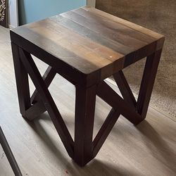 Rustic End Table