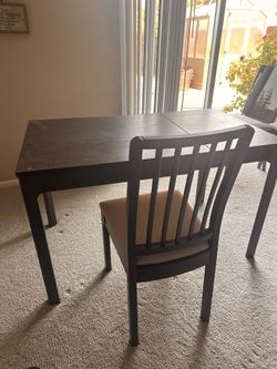 IKEA dinning table with 2 chairs