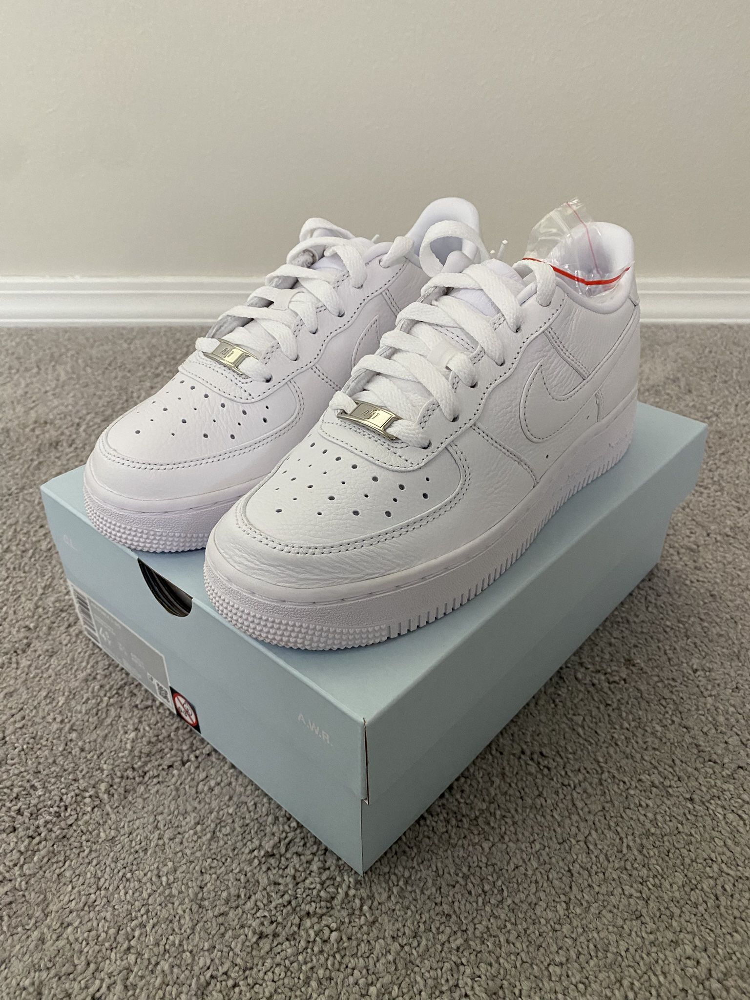 Nike Air Force 1 Nocta Drake White - Size 4.5Y / 6 Women’s