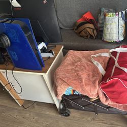 Ps5 With Two Controllers And A PlayStation Portal 