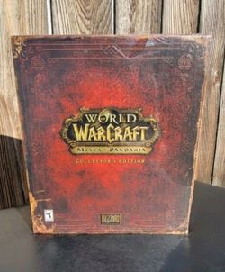 WoW Mists Of Pandaria Collector’s Edition New Sealed PC Game Box 