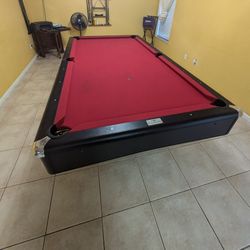 AMF Play master Pool Table And Accessories 