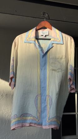 Casablanca L'Arc Coloré Silk Shirt