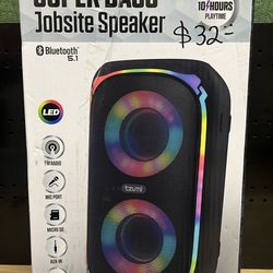 Tzumi Super Bass Jobsite Speaker
