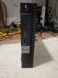 Dell 75050 Micro PC. i7-6700T, 256GbNVMe. 8Gb. HDMI. 11pro, Charger