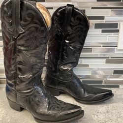 Lane Smokeshow Boots Womens 9 LB0031 B Black Cowboy Western Cowgirl Pointed Toe