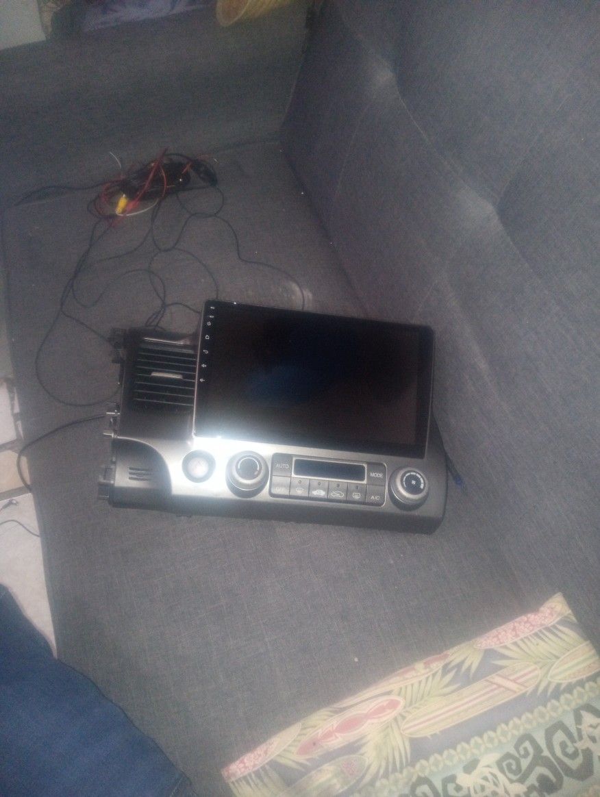 Civic Stereo Head Unit (PX6), Honda Radio And Reverse Camara