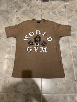 Vintage 90s Y2K World Gym Gorilla Monkey Shirt Large Bodybuilding