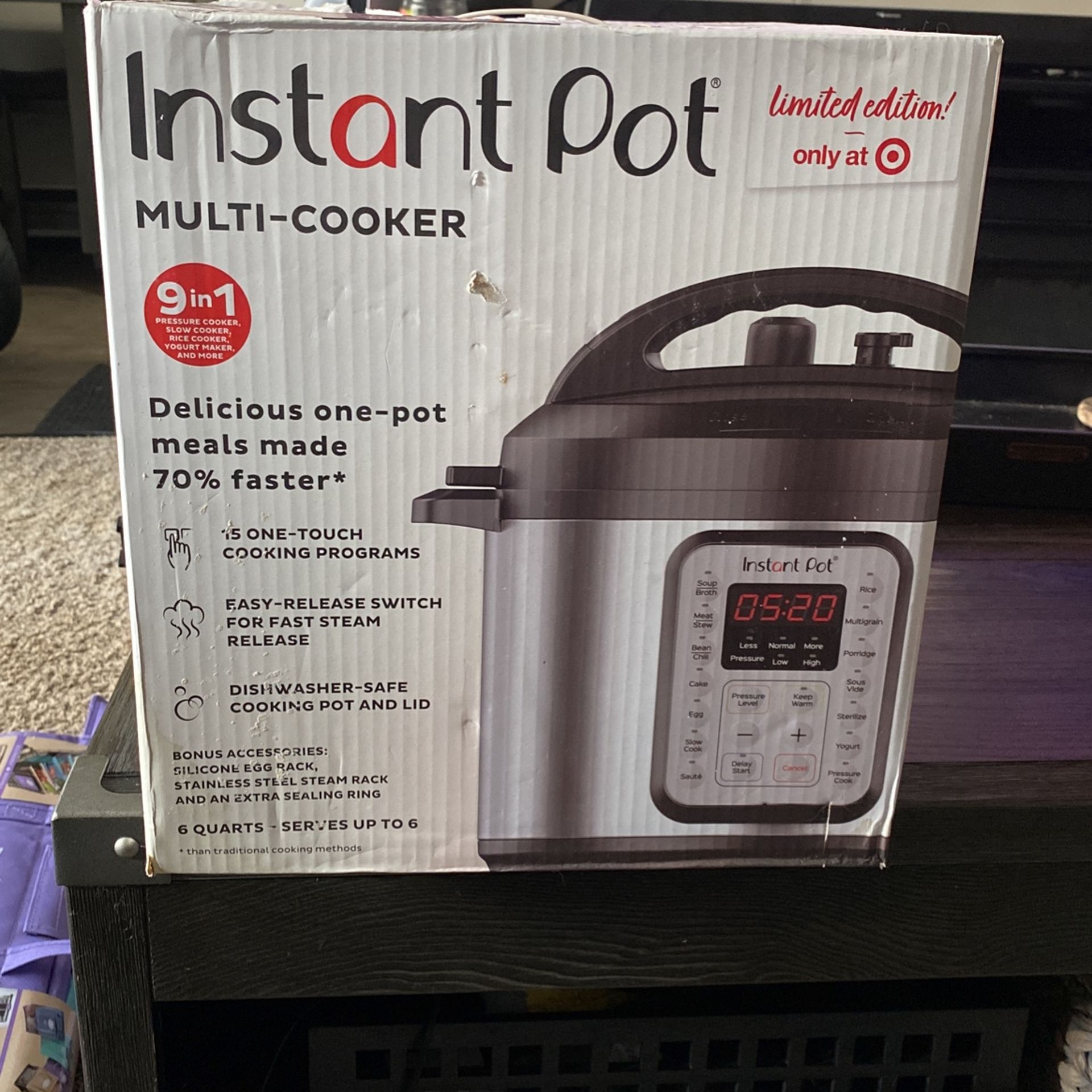 Instant Pot 9 In 1 Multi-cooker
