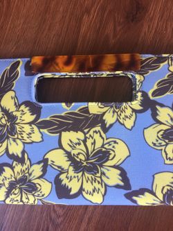 Summer floral clutch