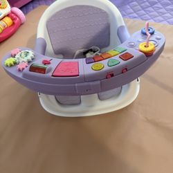 Infantino Music & Lights 3-in-1 Discovery Seat and Booster, 4-48 Months Unisex, Lavender