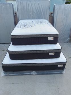 Queen Size Mattress Pillow Top new bedframe not included  sold separately