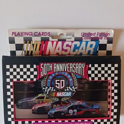 Dale Earnhardt Sr NASCAR 50th Anniversary Playing Cards
