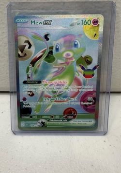 Great condition new 30 anniversary Mew card