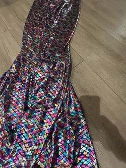 Mermaid skirt costume piece