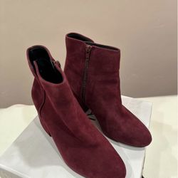 Aldo Burgundy Suede Boots