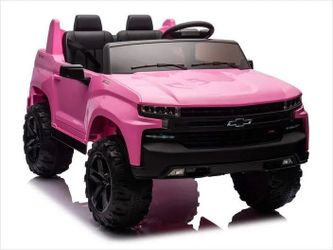 ke licensed Chevrolet Silverado EV kids ride-on electric trucks , two seater