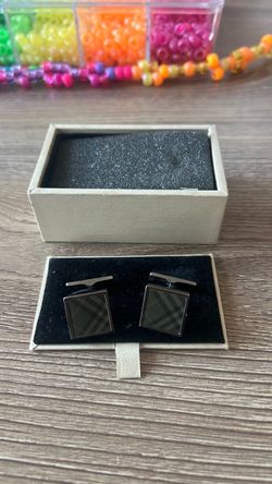 Burberry Twill Cufflink