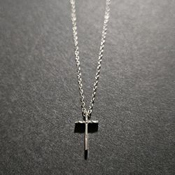 Cross Religious Sterling Silver Cross Necklace