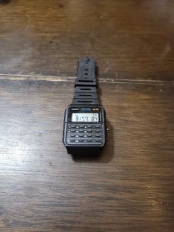 Casio calculator watch
