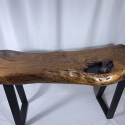 Mesquite Live Edge Entry Table