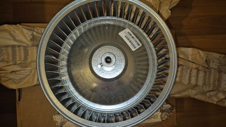 HVAC Metal Blower Wheel – $35 OBO

Metal squirrel cage blower wheel. Used, appears in good condition. Sold as pictured.

Great for HVAC replacement or