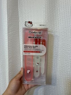 Hello Kitty Nail Glass File Set With Case