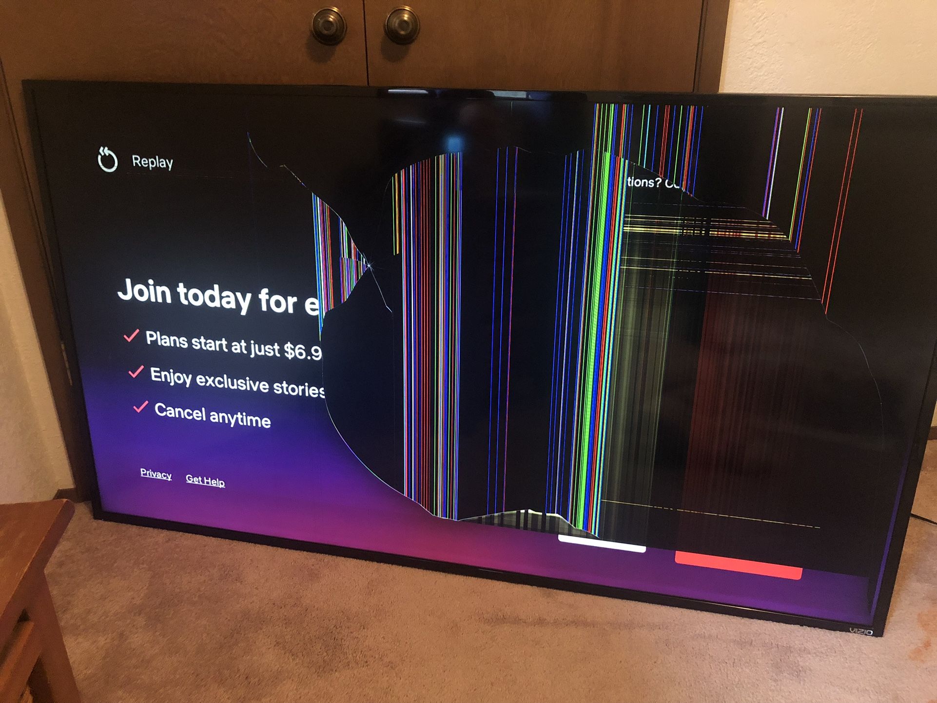 Broke Vizio Tv Free