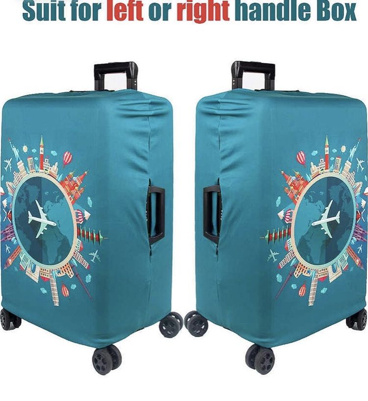 Travel Luggage finder Cover Lost Teal Suitcase Protector Baggage Covers