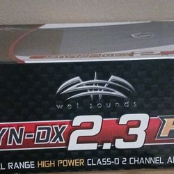 Wet Sounds 2 Channel Amplifier New In Box