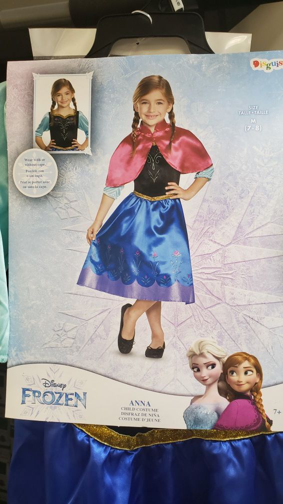 SPECIAL LAST MINUTE DEAL: Disney Frozen Anna Child costume size M(7-8)