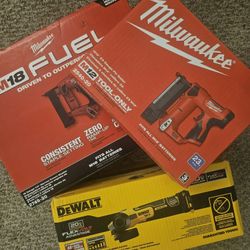 (FLEXVOLT/FUEL) DeWalt + Milwaukee Bundle!!