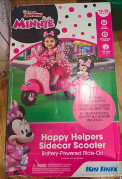 Brand New! - Minnie Happy Helper Sidecar Scooter