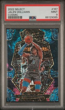 2022 SELECT JALEN WILLIAMS COSMIC RC  #167 PSA MINT 9
