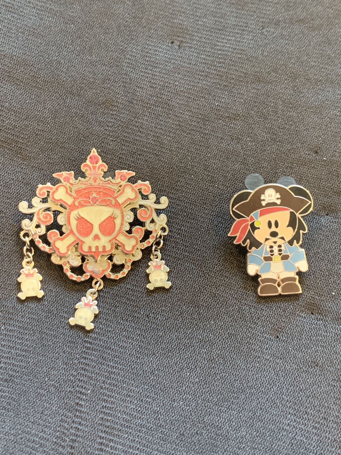 Disney Pirates of the Caribbean enamel pins