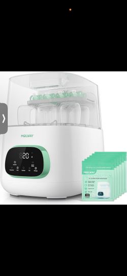 MOLWAY Auto Bottle Washer Pro (Model: Pro-BS01) - New (Light Green)