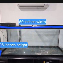 Glass, 120 Gallons Capacity, Black Color, Used