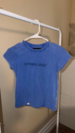 Drmers Club Blue Graphic Baby Tee