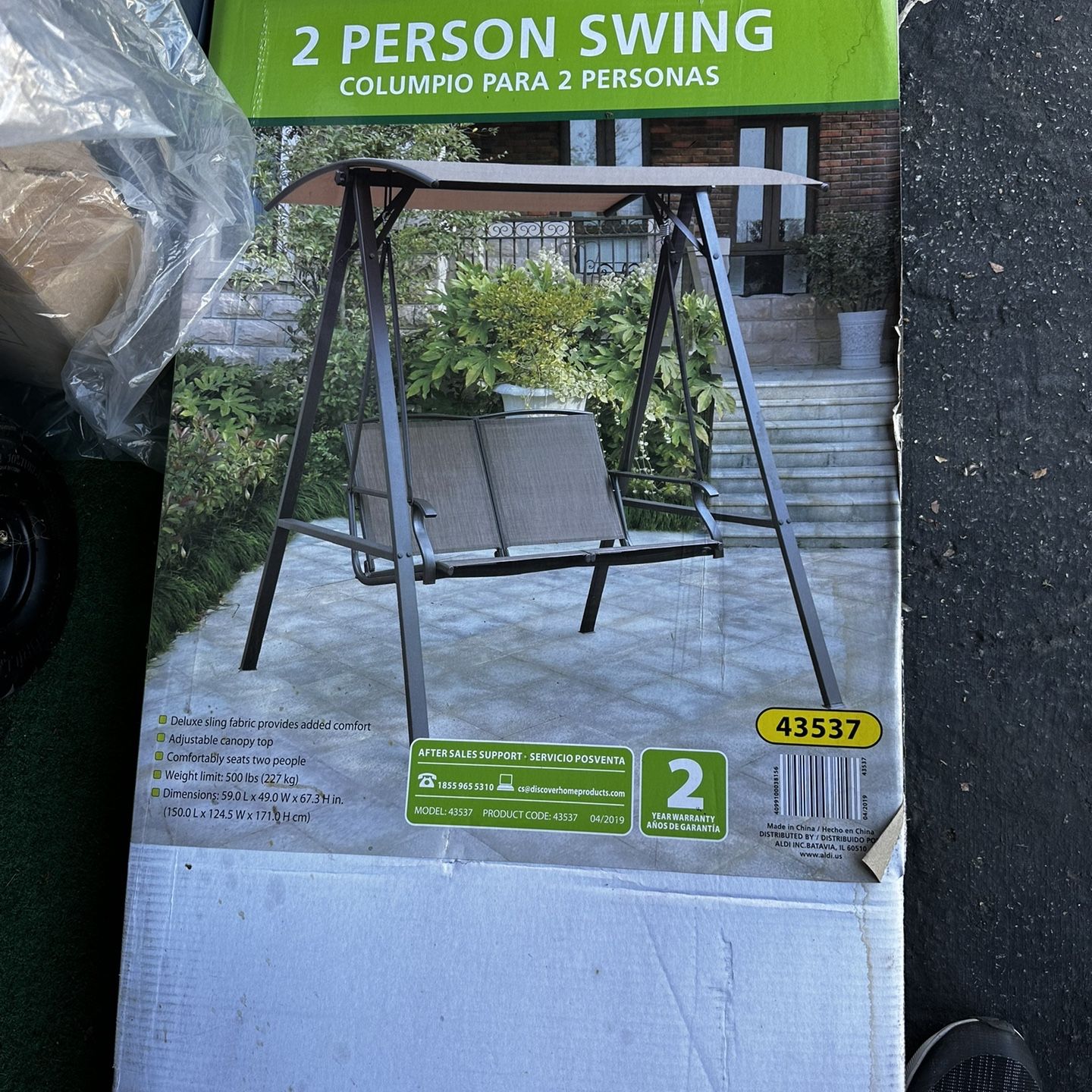 Aldi gardenline 2 person swing new arrivals