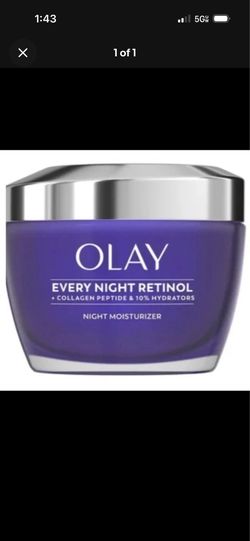 Olay Every Night Retinol Moisturizer, 1.7 oz ( Collagen Peptide) NWOP