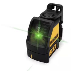 100 ft. Green Self-Leveling Cross Line Laser Level with (3) AA Batteries & Case