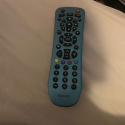 Light Blue PHILIPS Remote 