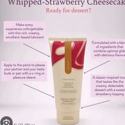 Pure Romance, Whipped Strawberry Cheesecake, Edible Lubricant