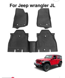 Floor mats all Weather for Jeep Wrangler JL